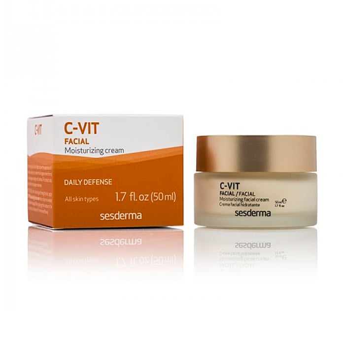 Зволожувальний крем для обличчя Sesderma C-Vit Moisturizing Facial Cream для всіх типів шкіри, 50 мл